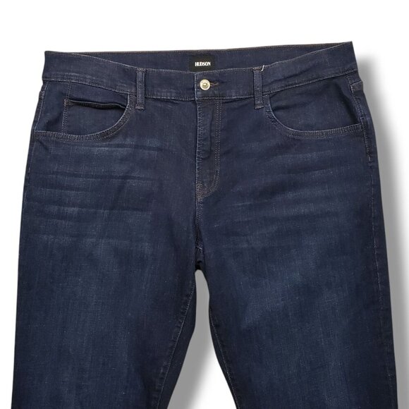 Hudson Blake Slim Straight‎ Jeans Mens 40 Zip Fly Dark Wash - Picture 2 of 10